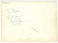 Mal Evans signed photograph 1967