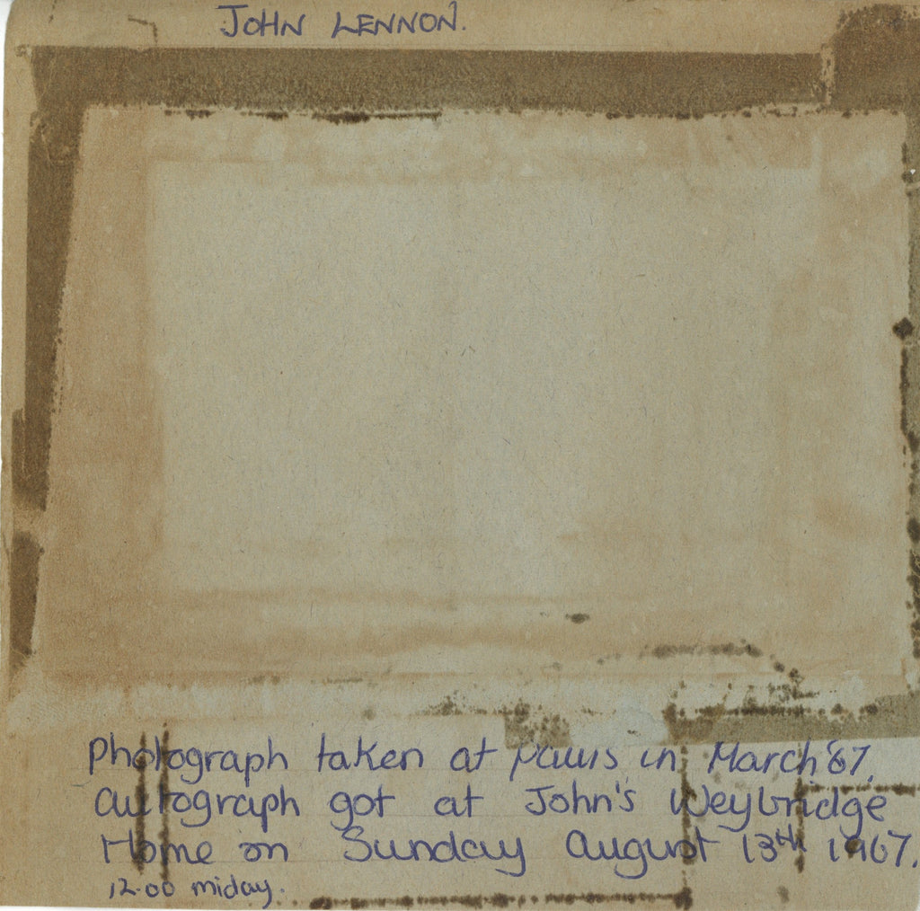 John Lennon Autograph 1967