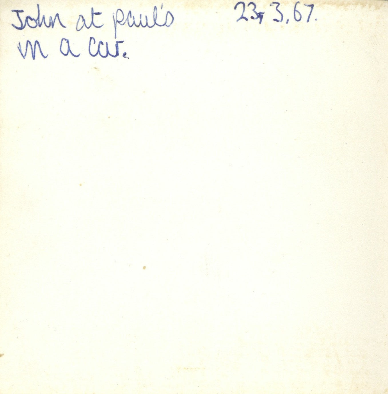 John Lennon Snapshot 1967