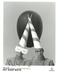 The Pet Shop Boys signed 1993 Parlophone Records promotional press photo