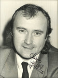 Phil Collins signed promotional photograph