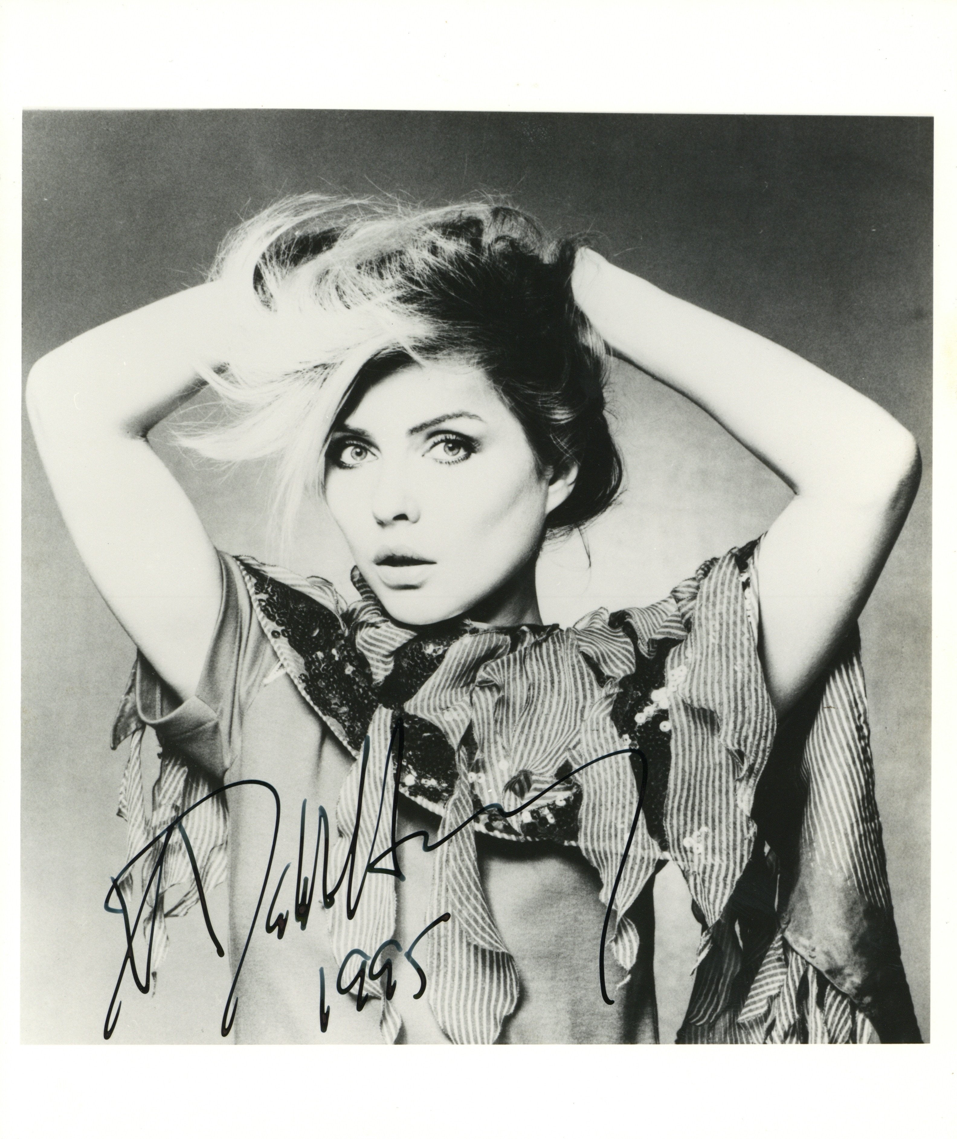 Debbie Harry signed promotional photograph