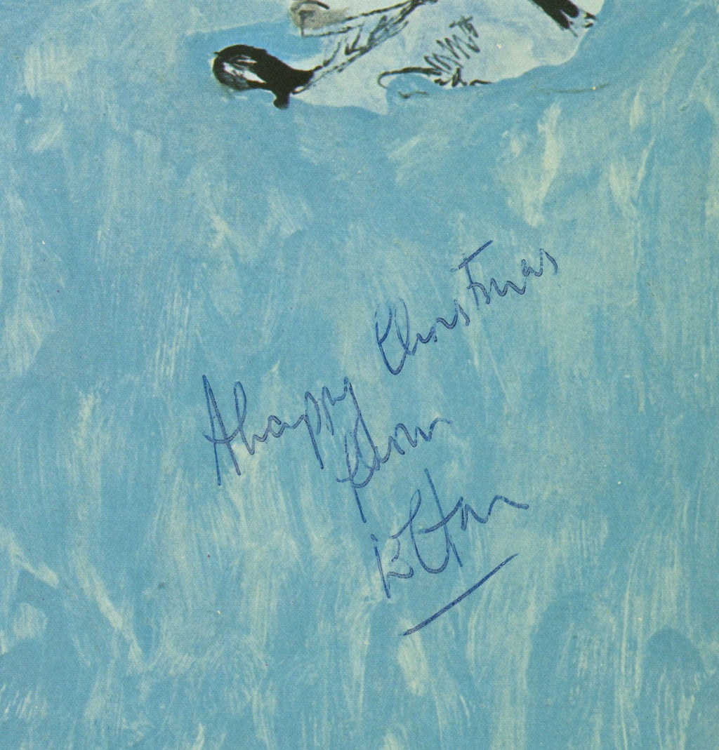 Elton John Signed “Blue Moves” album