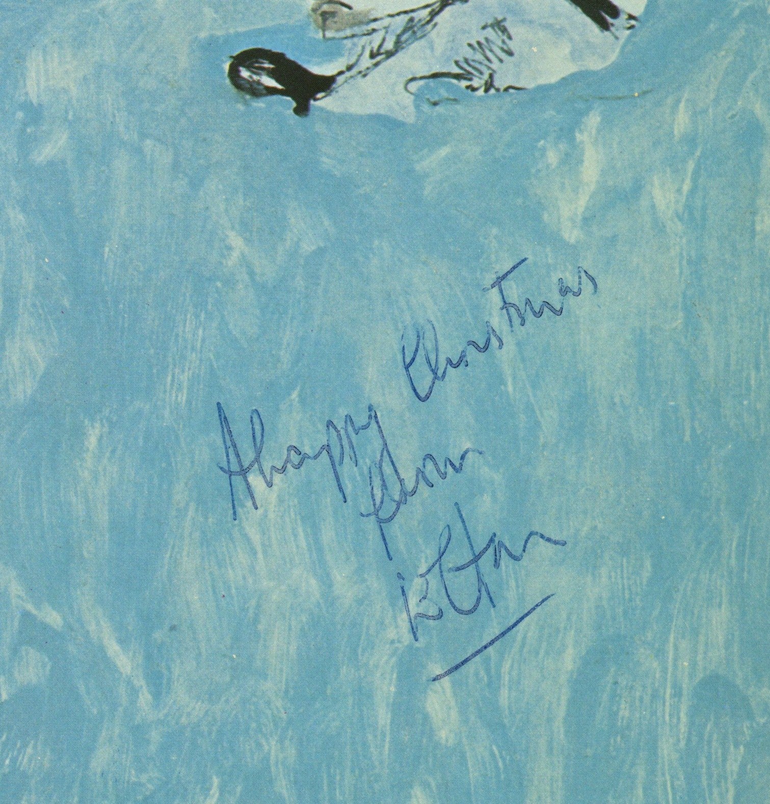 Elton John Signed “Blue Moves” album