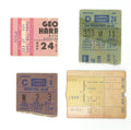 George Harrison ticket stub collection