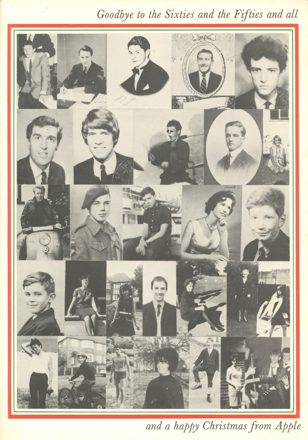 Apple Christmas Card 1969