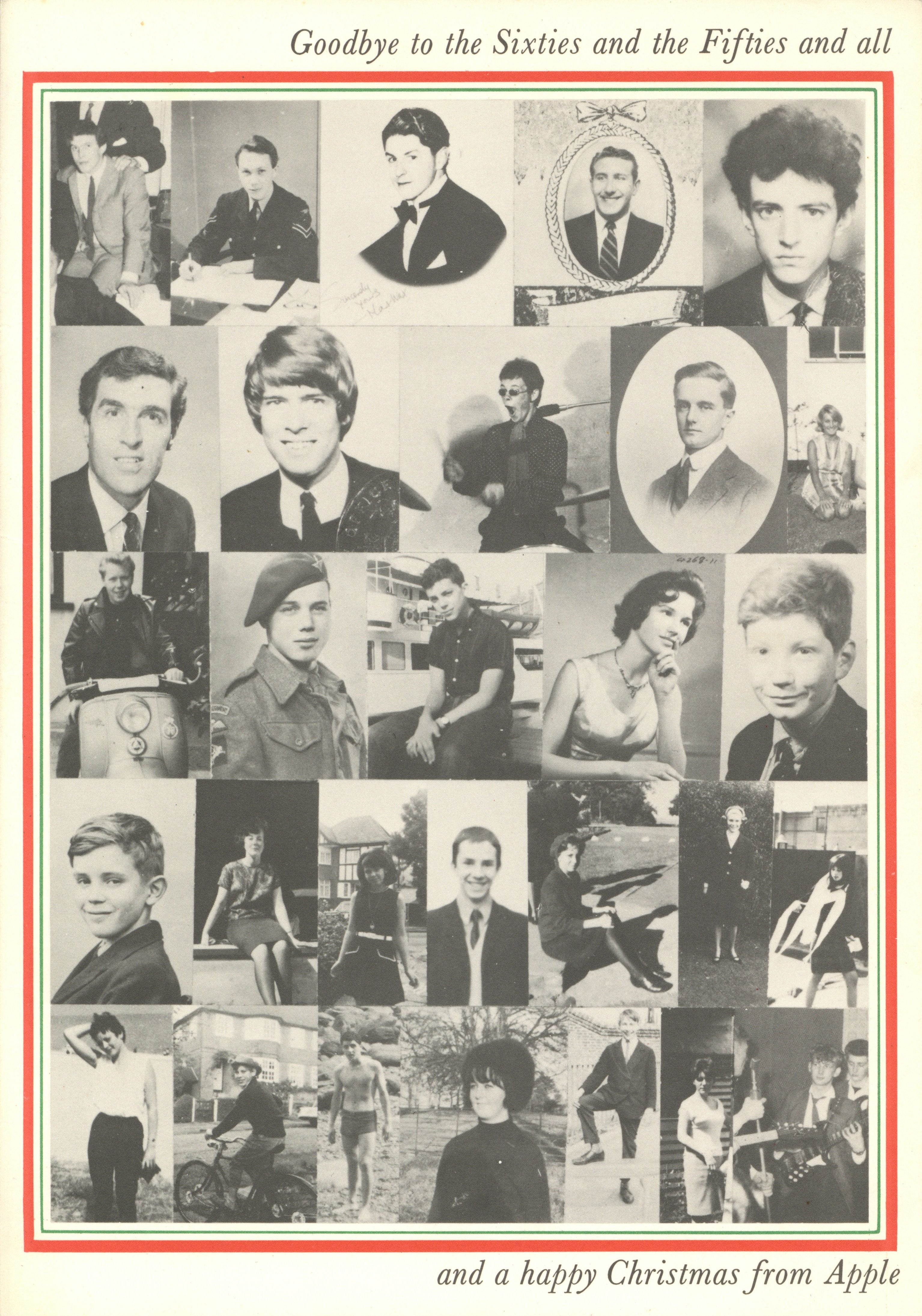Apple Christmas Card 1969