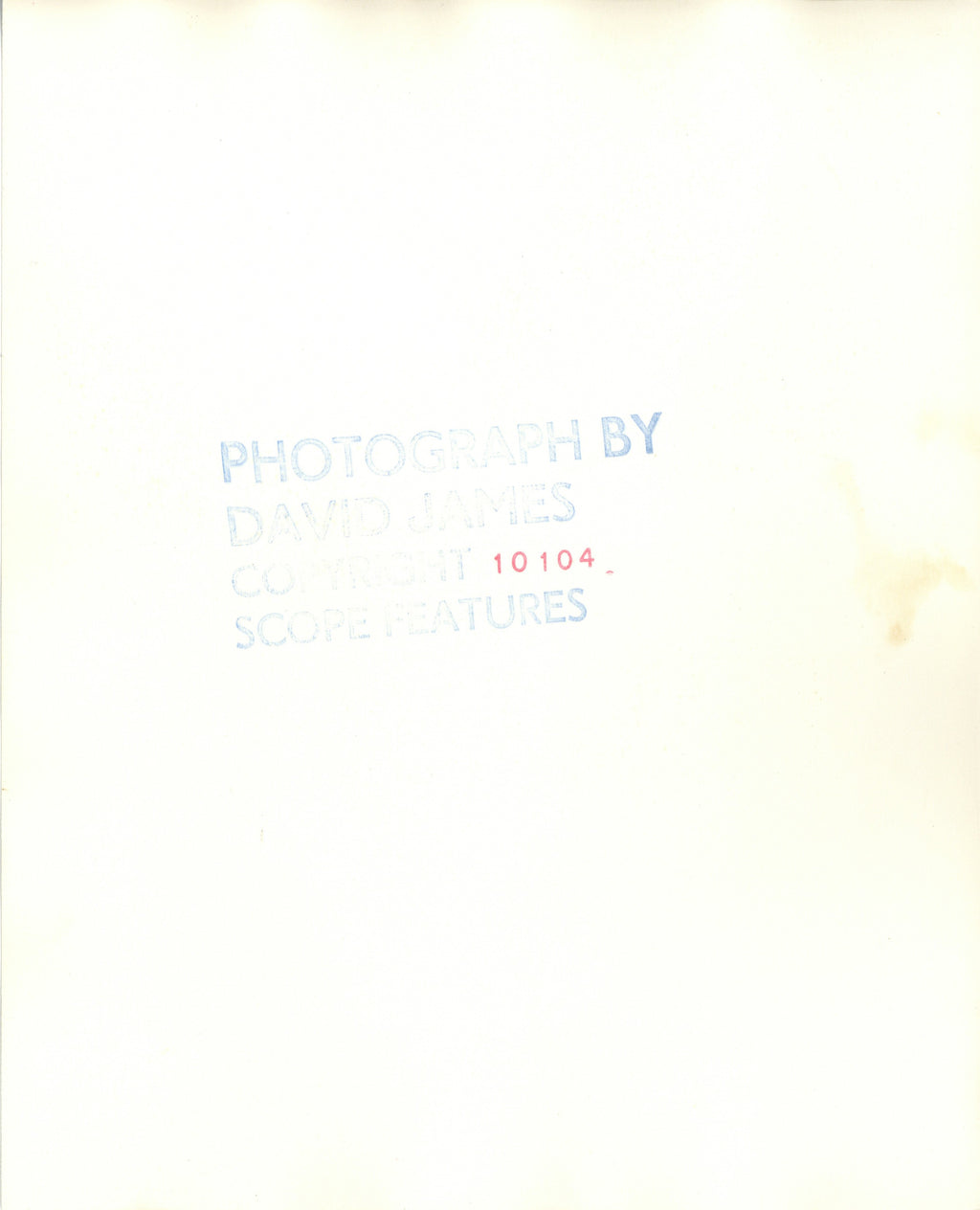 Roger Daltrey signed McVicar promotional photograph