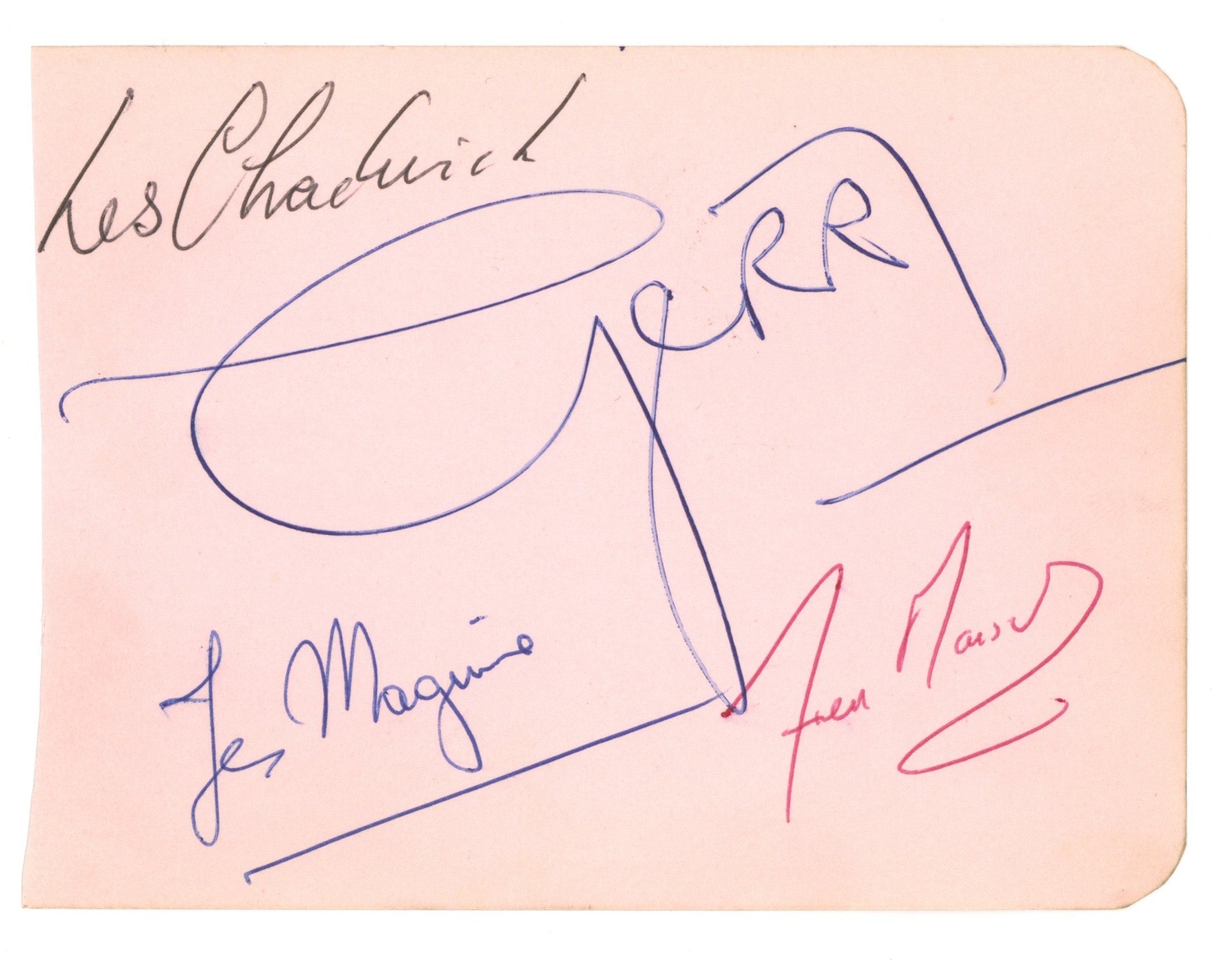 Gerry and the pacemakers Autograph Ipswich 1963