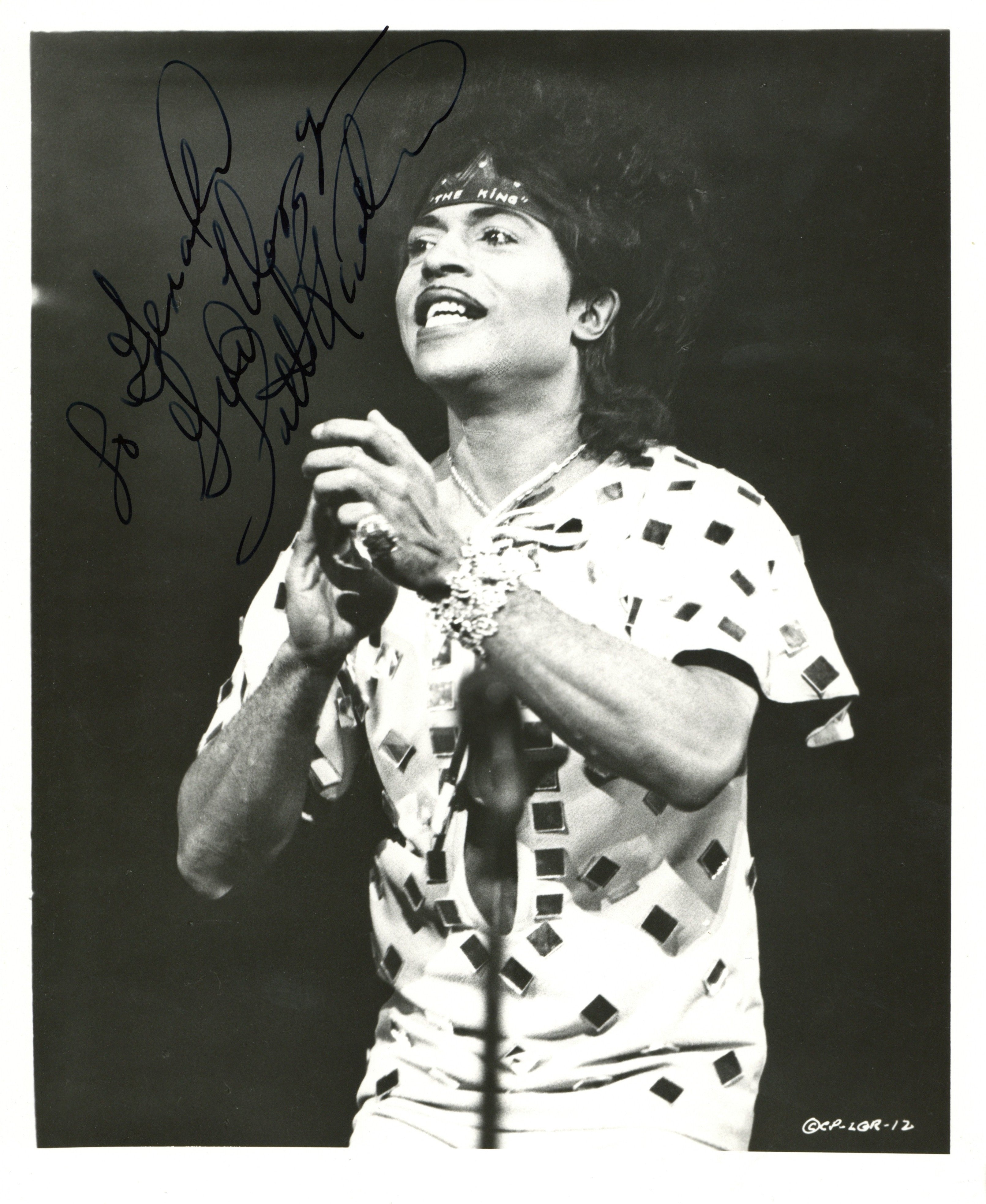 Little Richard signed promotional photograph