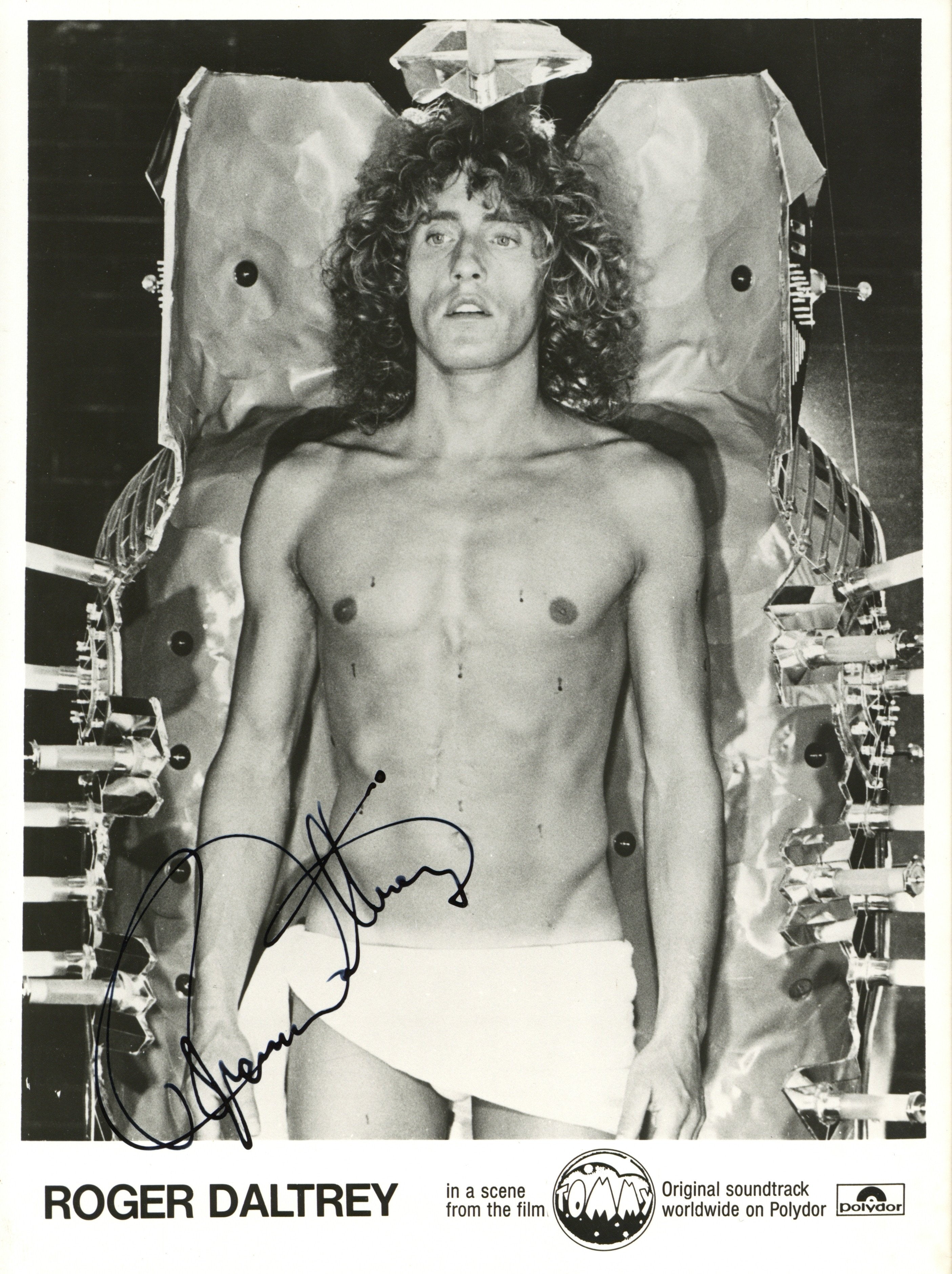 Roger Daltrey signed “Tommy” promotional photograph
