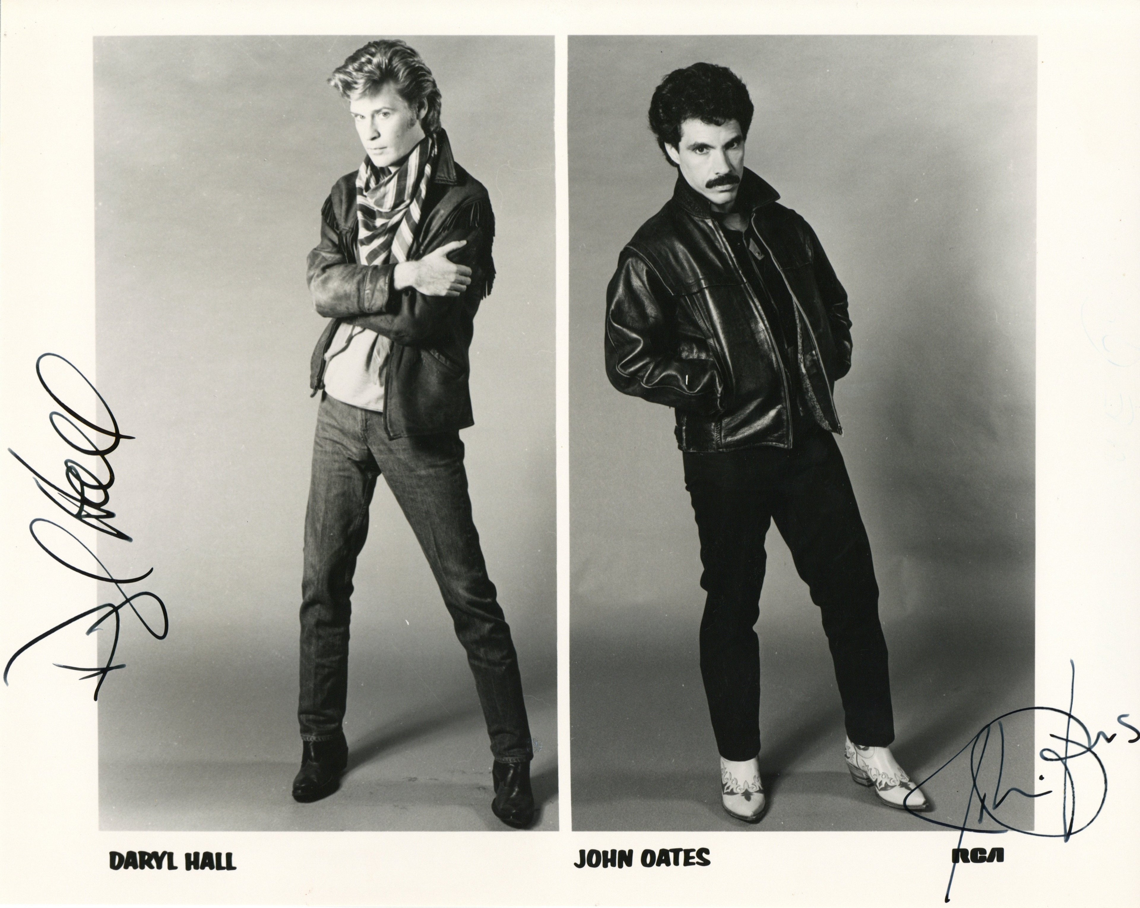 Hall & Oats Signed Promotional Photograph