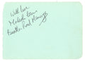 Mal Evans Autograph 1964