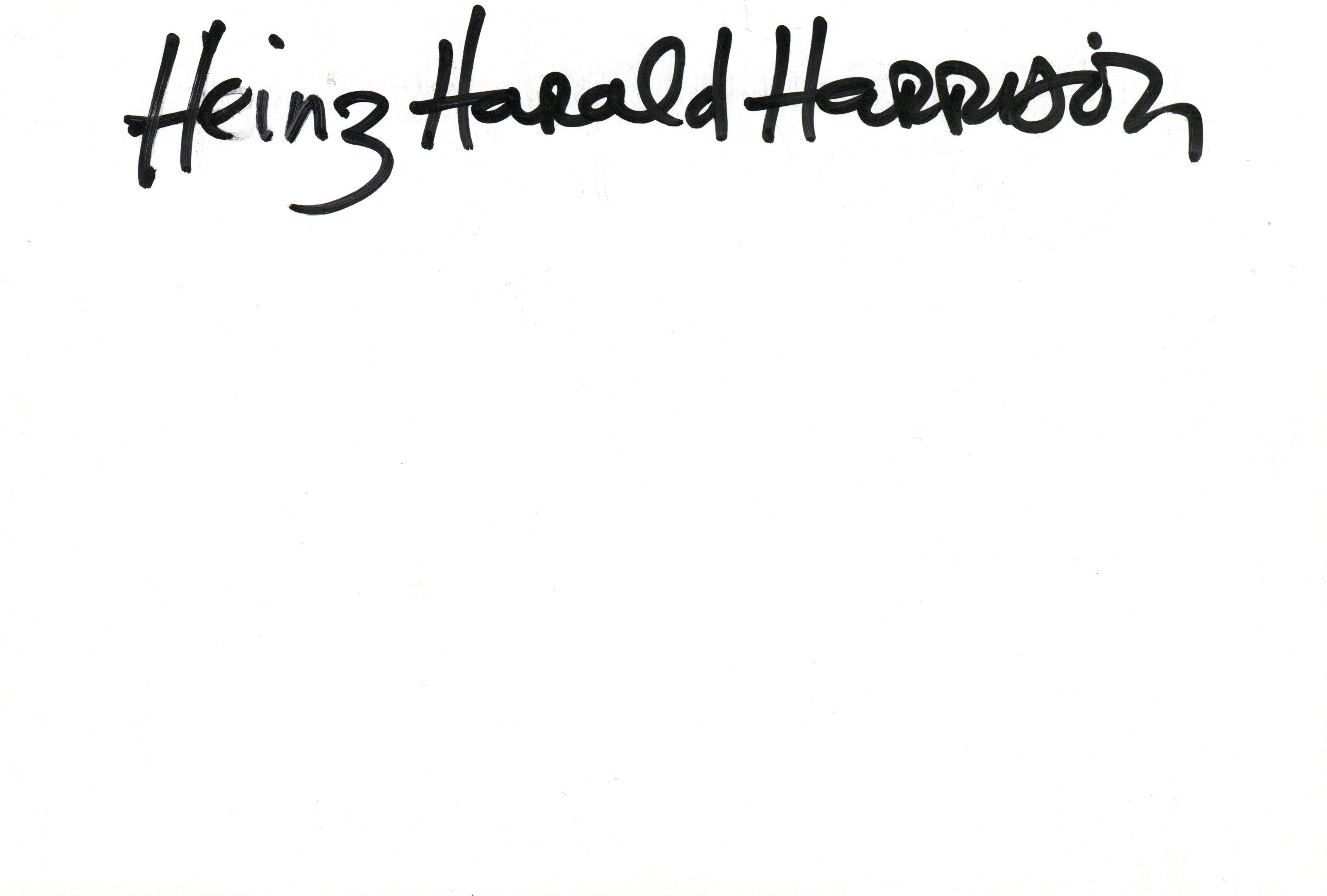 George Harrison Australian Grand Prix Autograph 1999