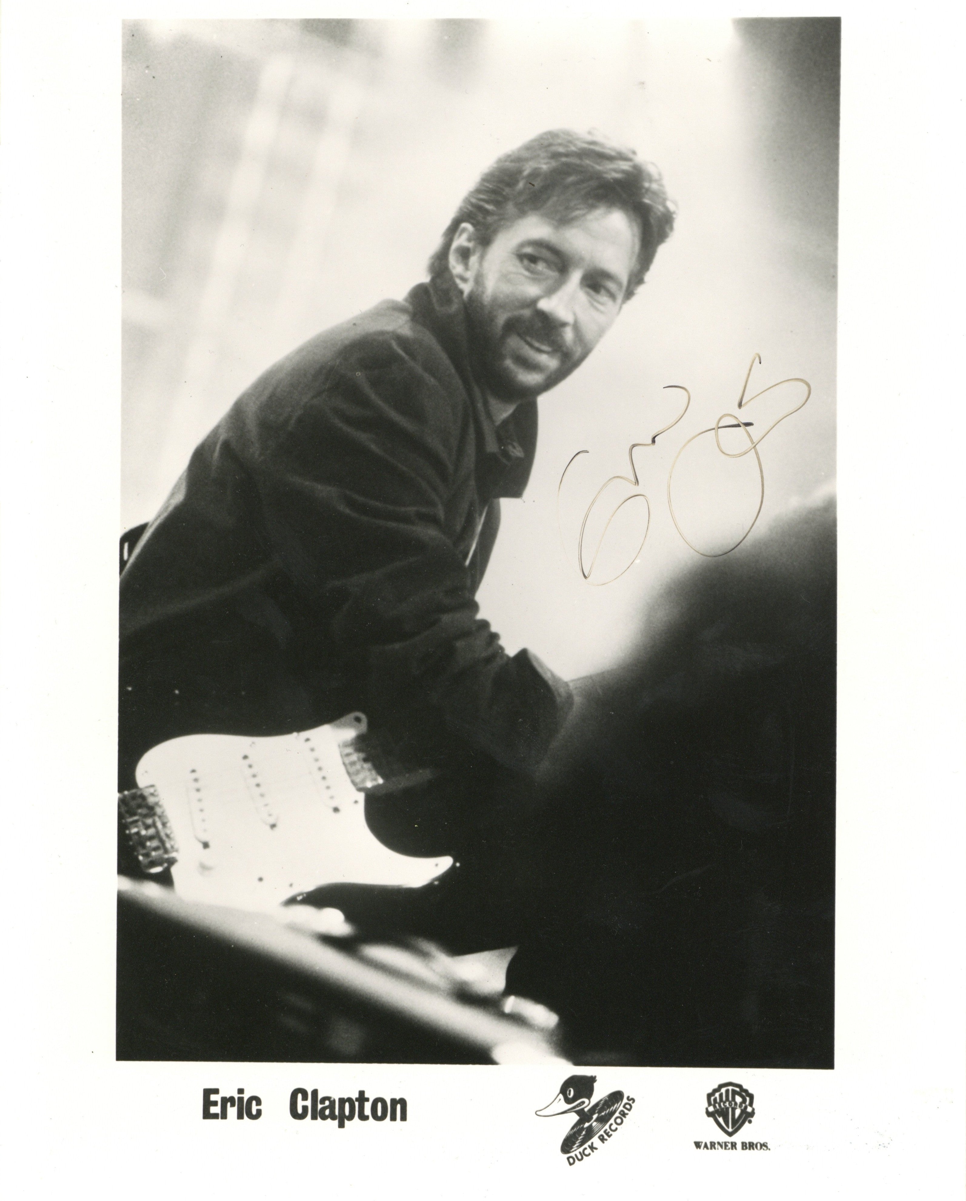 Eric Clapton Signed Promotional Photograph