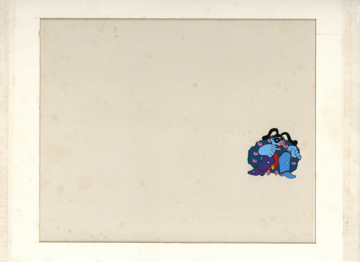 The Beatles Yellow Submarine Hand-Painted "Blue Meanie" Film Cel
