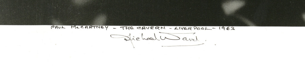 Michael Ward Signed Paul McCartney Cavern Club Photographic Print
