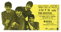 The Beatles “A Hard Day’s Night” preview movie Ticket stub 1964