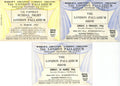 Collection of London Palladium show Tickets 1965/1966