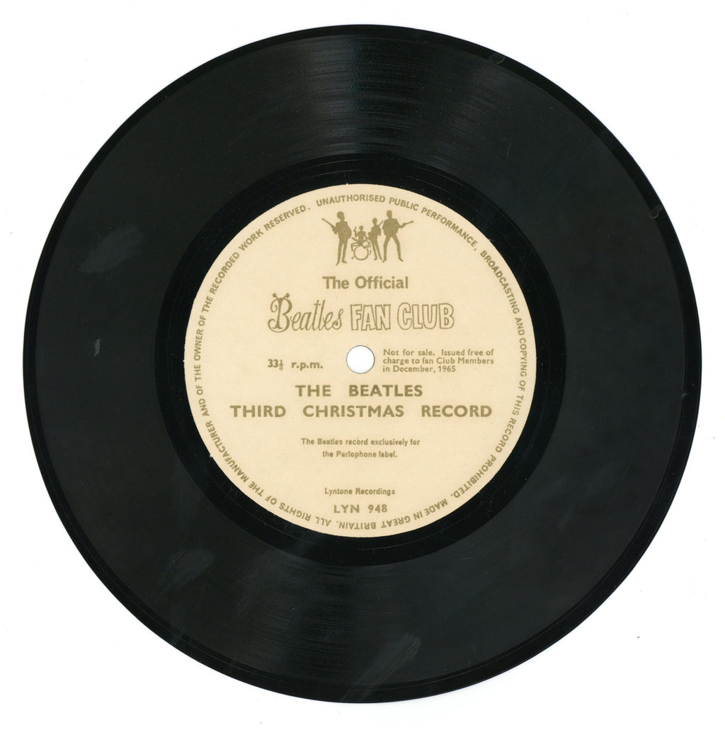 The Beatles Third Christmas Flexi Disc