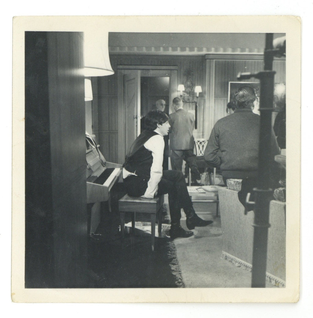 Paul McCartney Twickenham Film Studios Snapshot photograph 1964