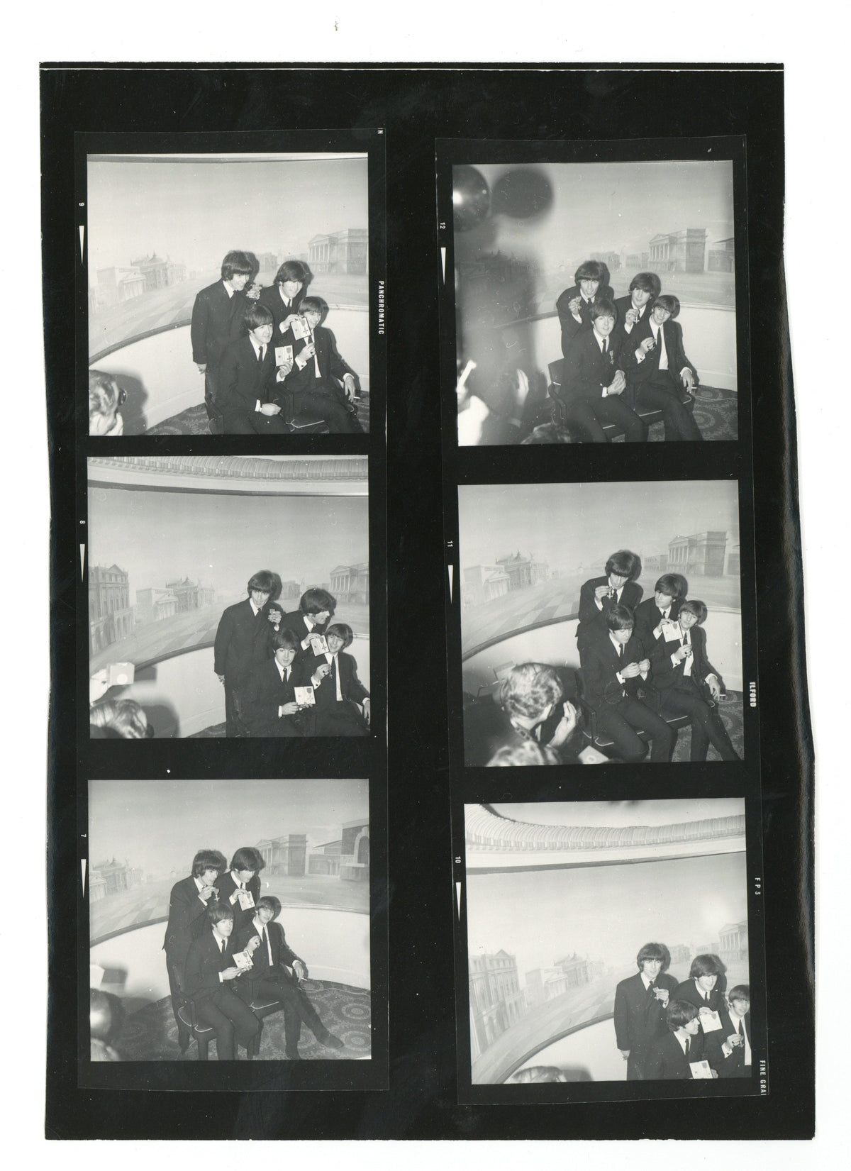 The Beatles Buckingham Palace MBE Contact sheet 1965