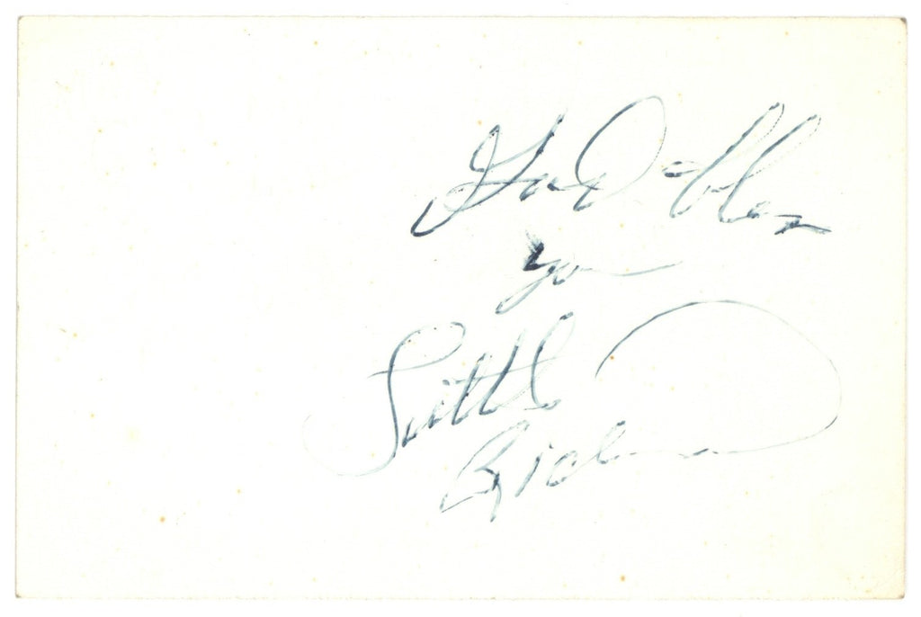 Little Richard signed business card