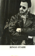 Ringo Starr Signed Black and White Photograph