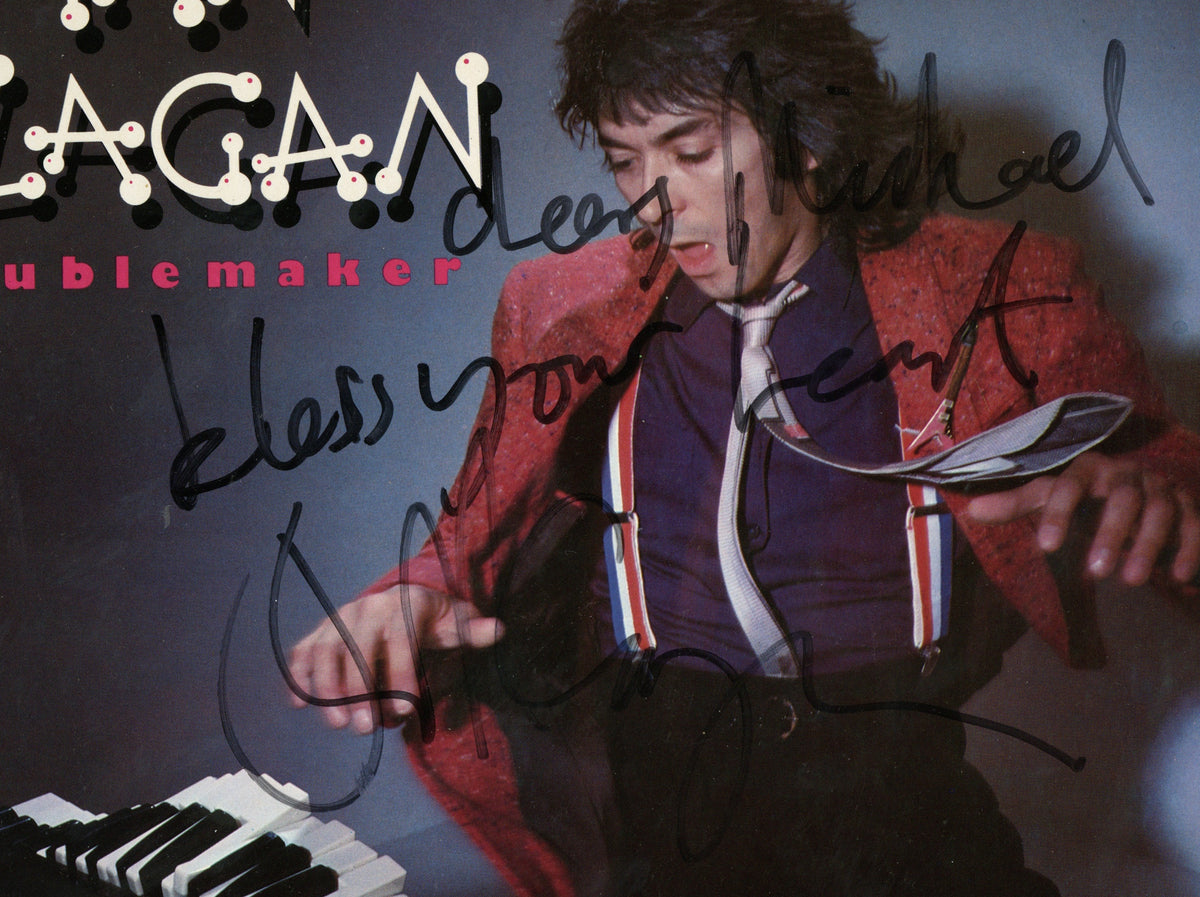 Ian McLagan Signed and Inscribed “Troublemaker” Album