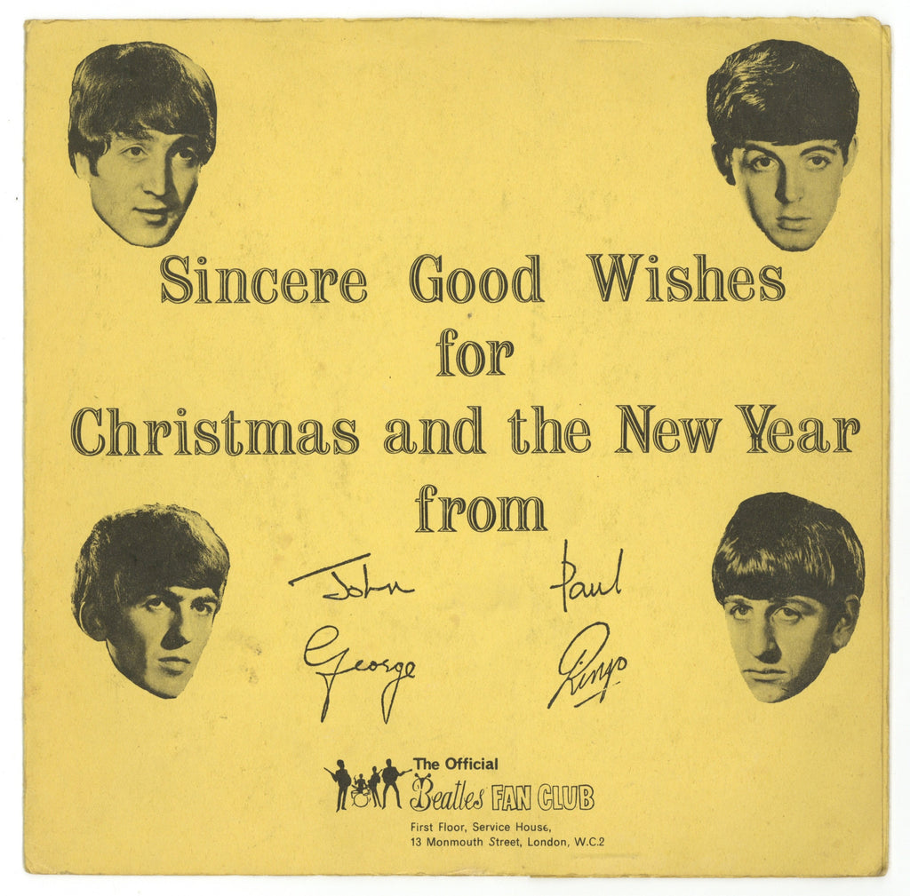 The Beatles Christmas Flexi Record 1963