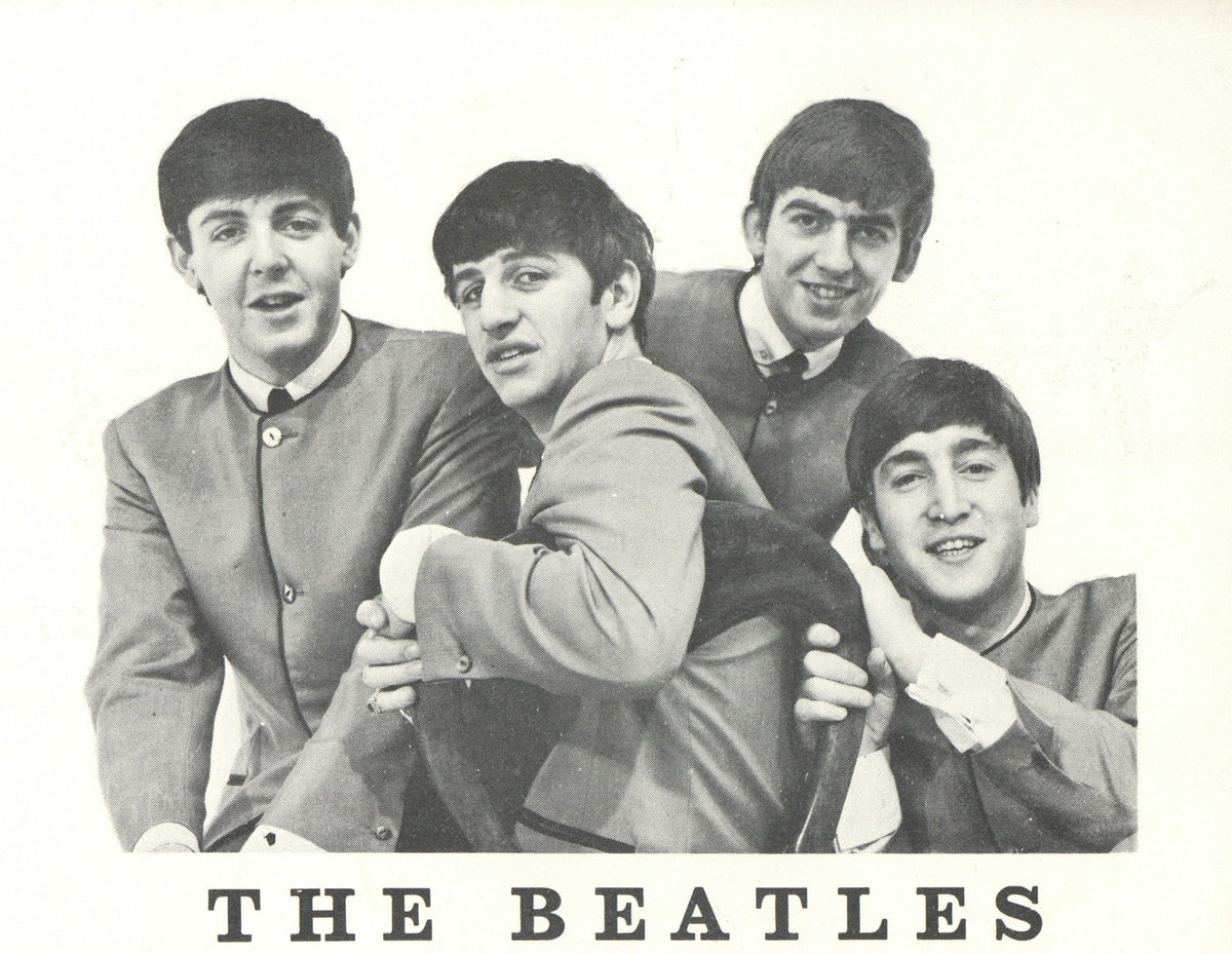 The Beatles Fan Club promotional photo card 1963
