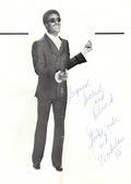 Stevie Wonder signed and inscribed British Concert Tour '72 programme