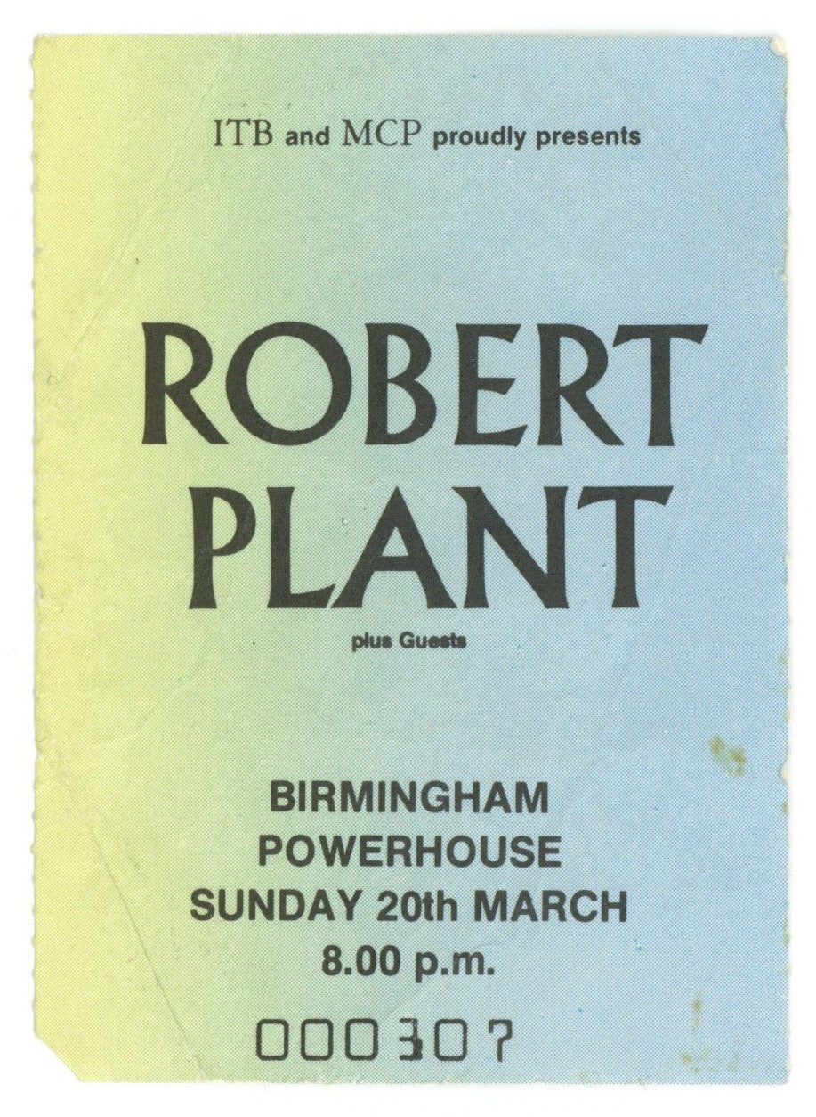 Robert Plant Signed Led Zeppelin Biography