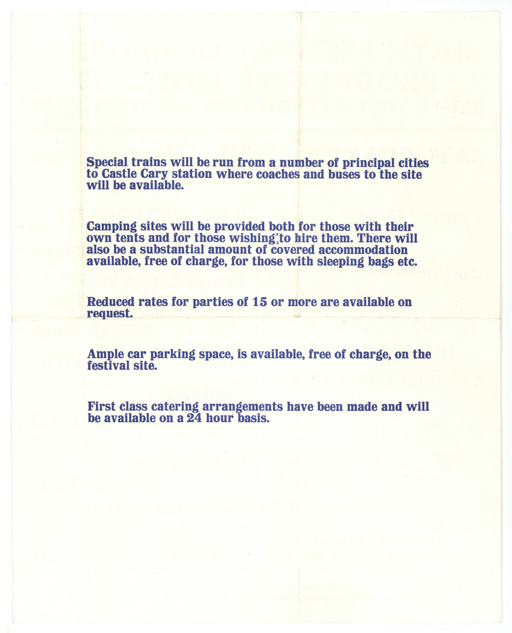 Bath Festival of Blues and Progressive Music collection 1970