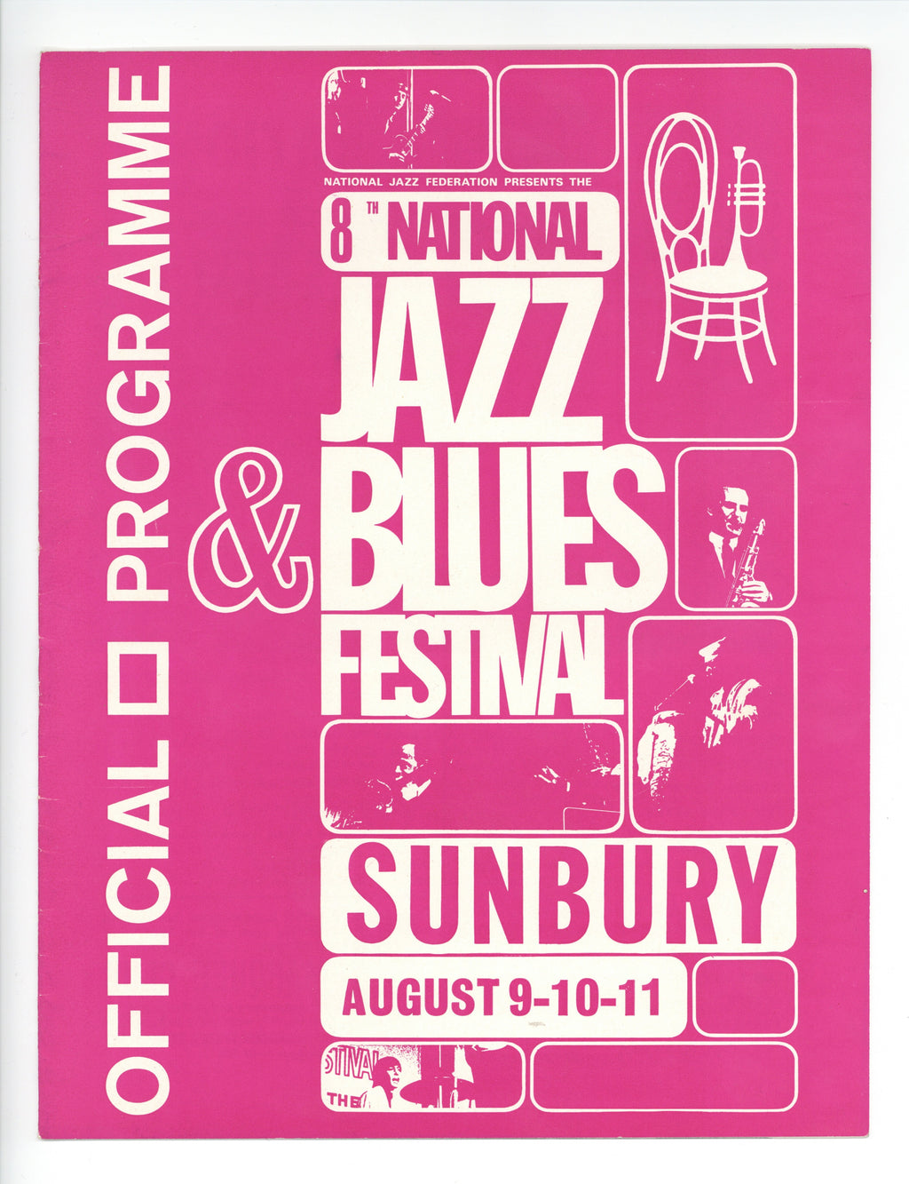 8th National Jazz & Blues Festival Programme 1968