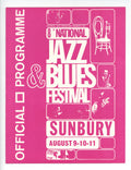 8th National Jazz & Blues Festival Programme 1968