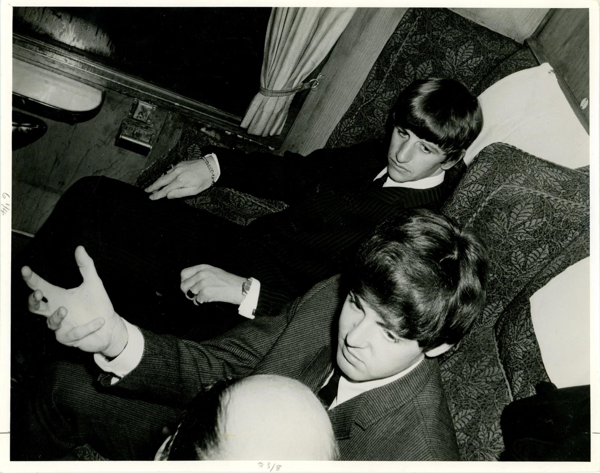 Paul McCartney and George Harrison “A hard day’s night” Photograph 1964