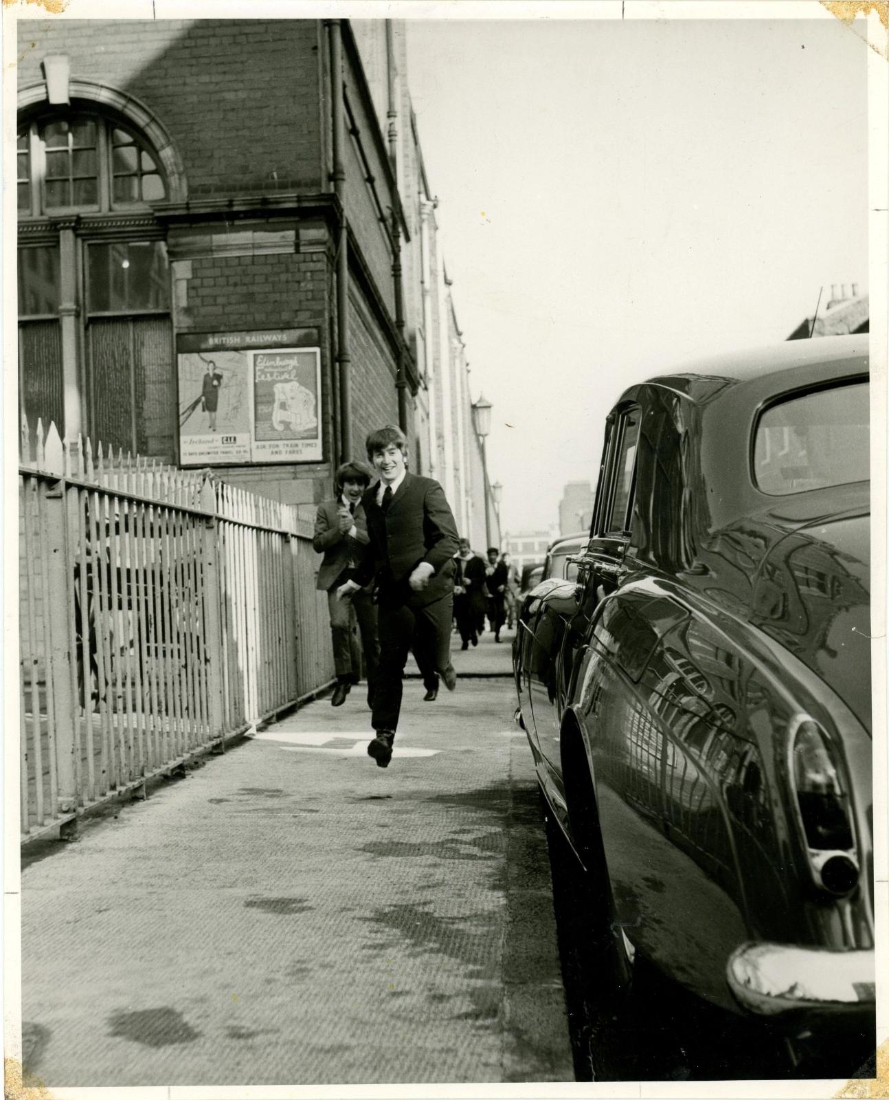 John Lennon and George Harrison “A hard day’s night” Photograph 1964