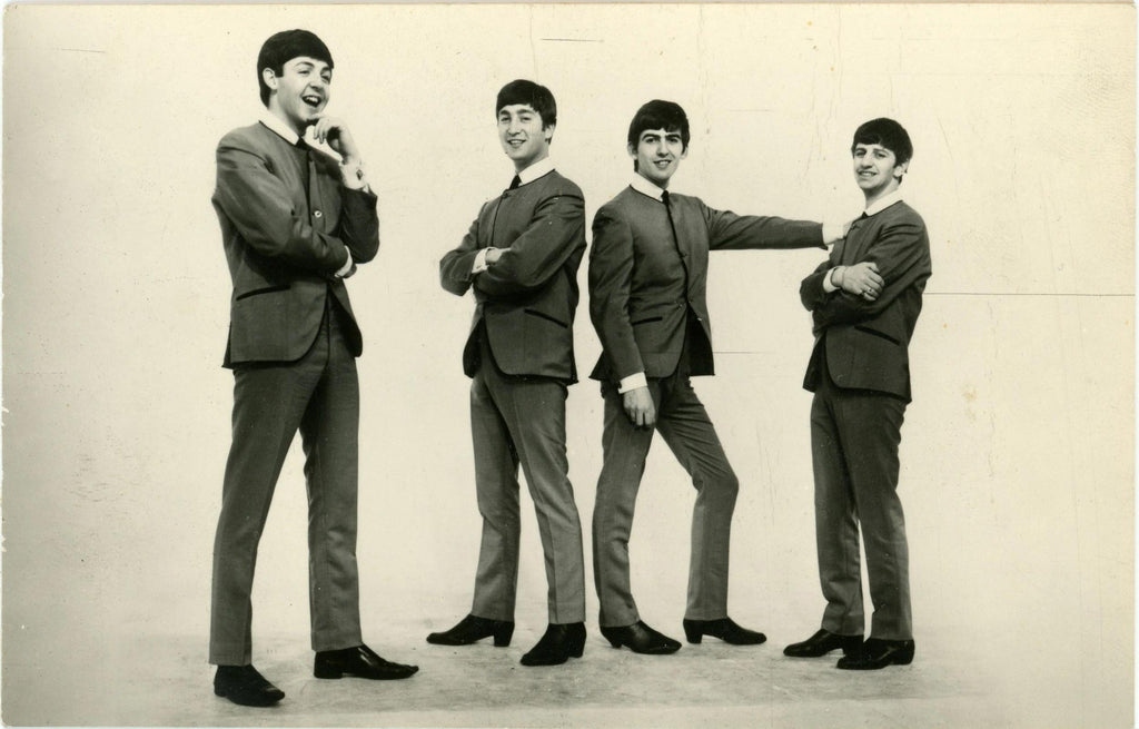 The Beatles 1963-star pics Christmas card