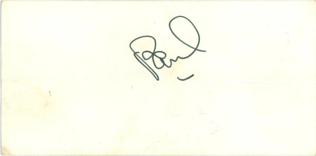 Paul McCartney signed Rockshow premier ticket 1981