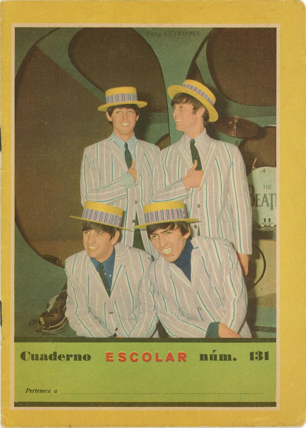 The Beatles Cuaderno Escolar notebook 1964