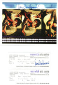 Sean Ono Lennon signed Warwick art centre ticket and leaflet