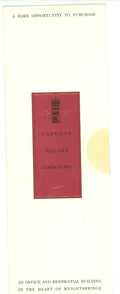 George Harrison Cadogan Square SW1 Sale brochure
