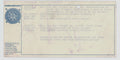 Olivia Harrison flight itinerary slip