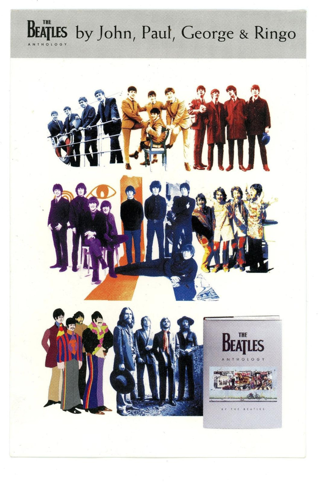 The Beatles Anthology promotional postcard