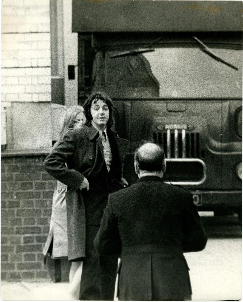 Press Photograph of Paul and Linda McCartney 1969