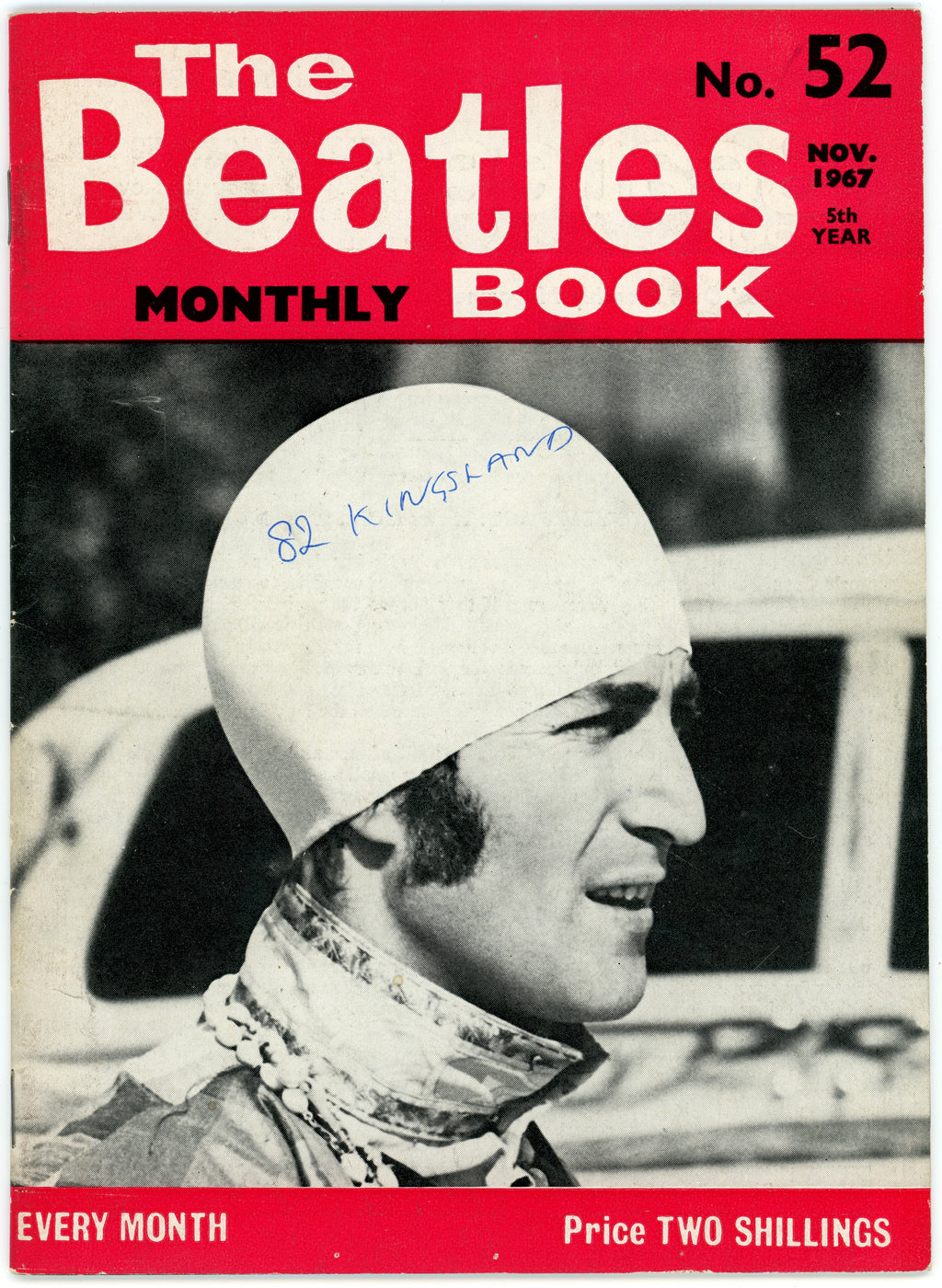 The Beatles monthly magazine printing plate No 52