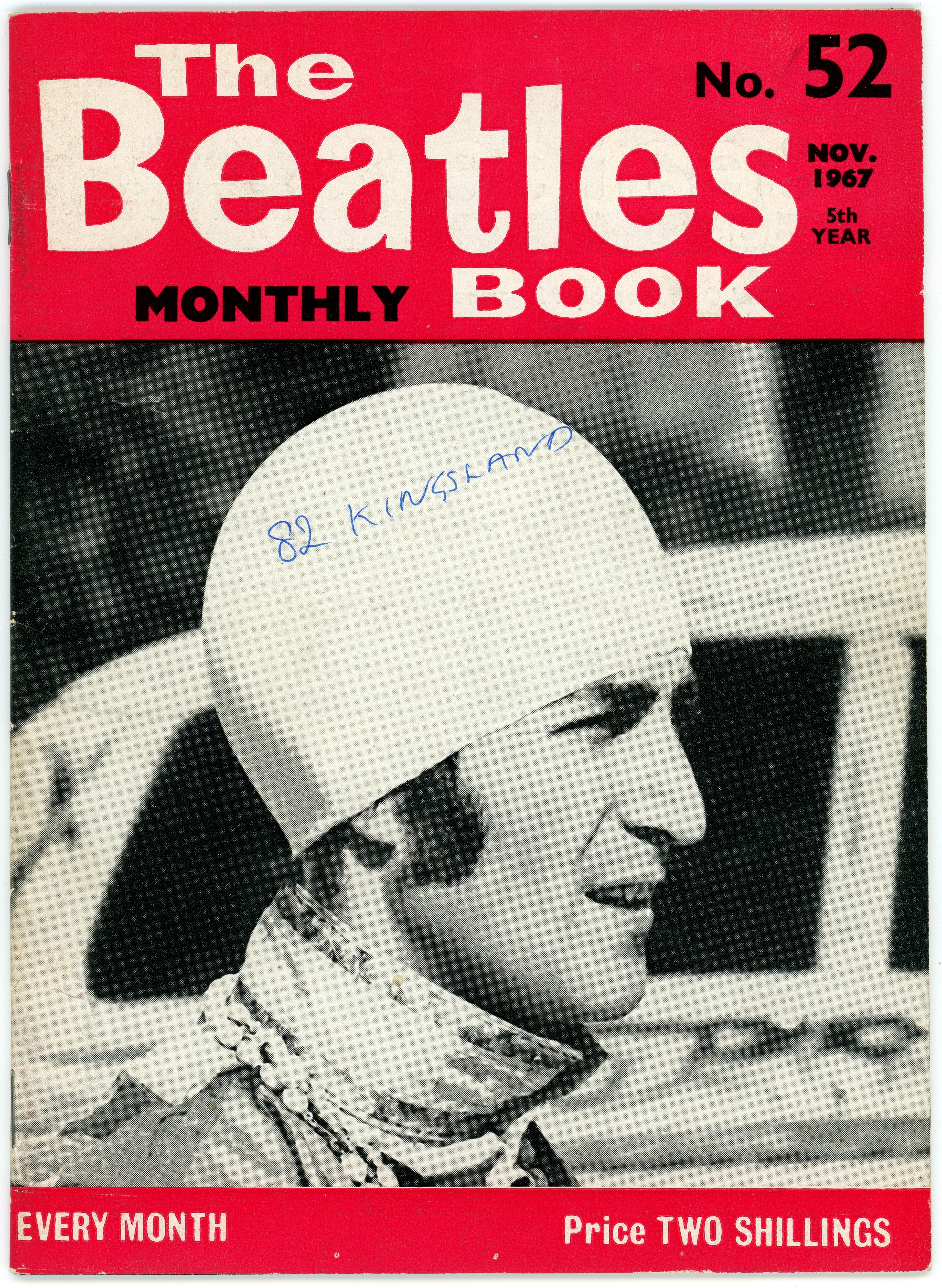 The Beatles monthly magazine printing plate No 52