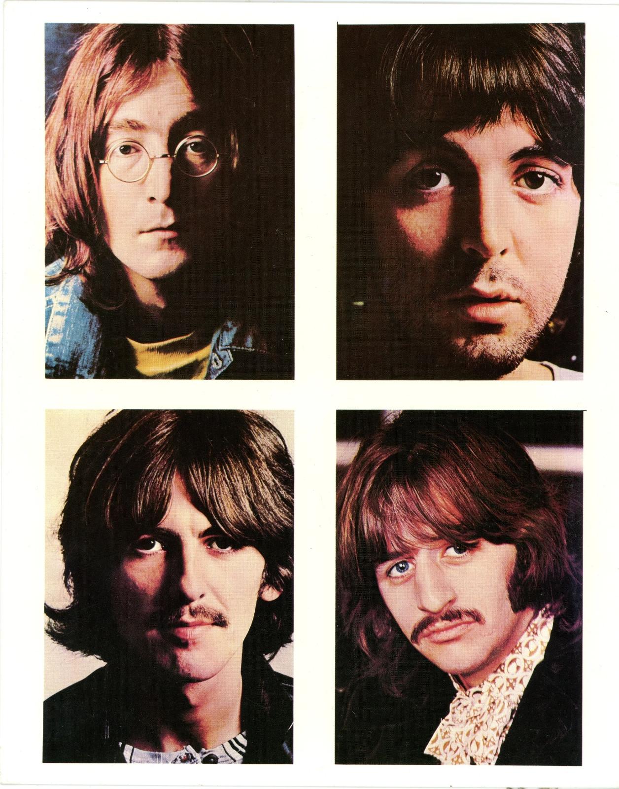 The Beatles Oversized Promotion White album postcard 2000s
