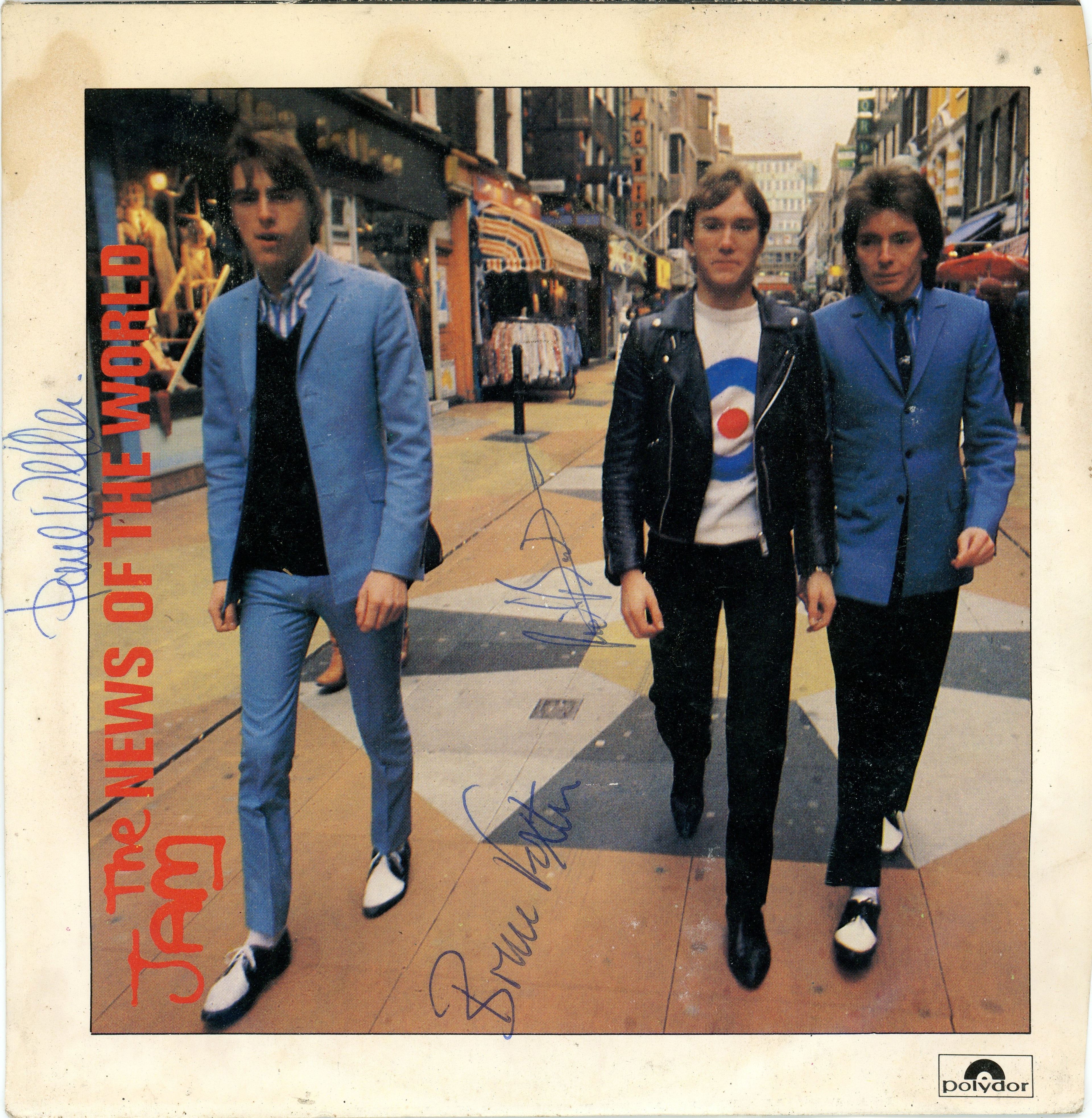 The Jam signed “The News Of The World” Ep